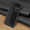 Eco Leather View Case elegancki futerał etui z klapką i funkcją podstawki Huawei P40 Lite E czarny