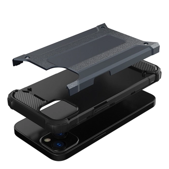 Hybrid Armor pancerne hybrydowe etui pokrowiec iPhone 13 mini niebieski