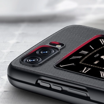 Dux Ducis Fino etui Motorola Razr 2022 pokrowiec z silikonową ramką czarne