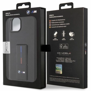 Etui BMW Grip Hot Stamp na iPhone 14 Plus - czarne