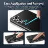 Osłona aparatu ESR Camera Protector na Samsung Galaxy S23 / S23+ - srebrna