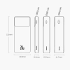 Baseus Bipow powerbank z szybkim ładowaniem 20000mAh 20W biały (Overseas Edition) + kabel USB-A - Micro USB 0.25m biały (PPBD050302)