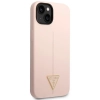 Etui Guess Silicone Triangle na iPhone 14 Plus - różowe