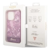 Etui Guess Porcelain Collection na iPhone 14 Pro - fuksjowe