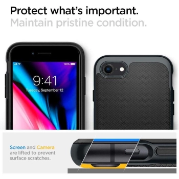 Etui Spigen Neo Hybrid na iPhone 7 / 8 / SE 2020 / 2022 - czarny metal