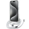 Etui Karl Lagerfeld IML Choupette Head & Cord MagSafe na iPhone 15 Pro - przezroczyste