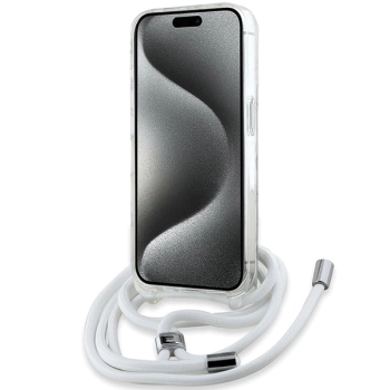 Etui Karl Lagerfeld IML Choupette Head & Cord MagSafe na iPhone 15 Pro - przezroczyste