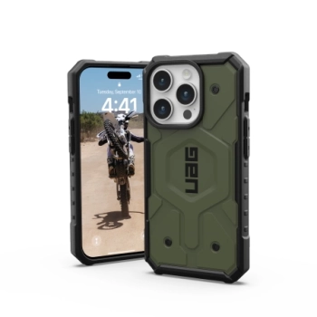 Etui UAG Pathfinder MagSafe do iPhone 15 Pro - zielone