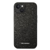 Etui Karl Lagerfeld Glitter Plaque Logo na iPhone 14 Plus - czarne