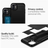 Etui Spigen Slim Armor CS na iPhone 11 - czarne
