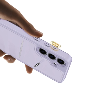 Etui Dux Ducis Rafi ll Mag do Samsung Galaxy S24+ - fioletowe
