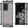 Honeycomb etui pancerny pokrowiec z żelową ramką Samsung Galaxy S22 Ultra przezroczysty