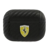 Etui Ferrari On Track PU Carbon na AirPods Pro - czarne