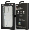 Etui BMW Silver Ring MagSafe na iPhone 15 Pro - przezroczyste