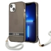 Etui Guess Translucent Strap na iPhone 13 - czarne