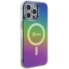 Etui Guess IML Iridescent MagSafe na iPhone 15 Pro - czarne