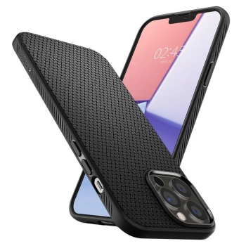 Etui Spigen Liquid Air na iPhone 13 Pro Max - czarny mat