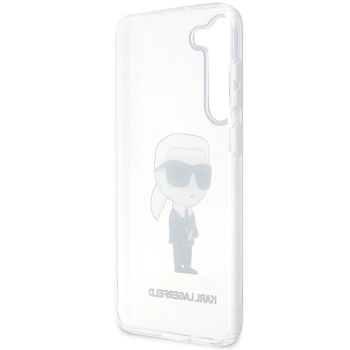 Etui Karl Lagerfeld Ikonik Karl na Samsung Galaxy S23 - przezroczyste