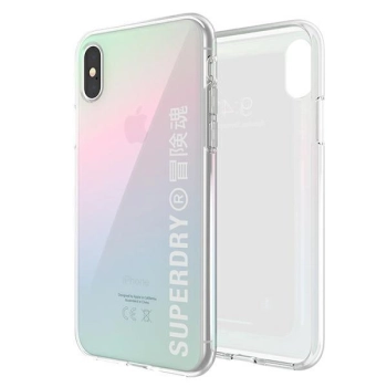 Etui SuperDry Snap na iPhone X / Xs - opalizujące