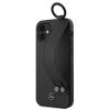Etui Mercedes Strap Line na iPhone 12 mini - czarne
