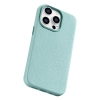 iCarer Litchi Premium Leather Case skórzane etui iPhone 14 Pro Max magnetyczne z MagSafe zielony (WMI14220712-GN)