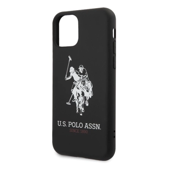 Etui U.S. Polo Assn. Silicone Collection na iPhone 11 Pro - czarne