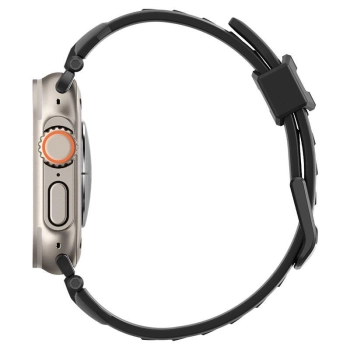 Pasek Spigen Rugged Band na Apple Watch 4/5/6/7/8/9/SE/Ultra 1/2 (42/44/45/49mm) - czarny mat