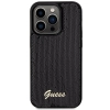 Etui Guess Sequin Script Metal na iPhone 13 Pro Max - czarne