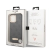 Etui Guess 4G Logo Plate MagSafe na iPhone 13 Pro / iPhone 13 - czarne