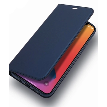 DUX DUCIS Skin Pro kabura etui pokrowiec z klapką iPhone 12 Pro / iPhone 12 czarny