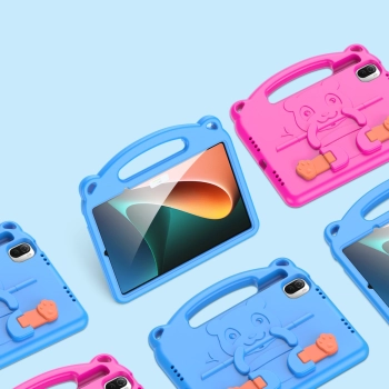 Dux Ducis Panda bezpieczne dla dzieci dziecięce miękkie etui do Xiaomi Pad 5 Pro / Pad 5 różowy