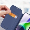 Etui magnetyczne z klapką Dux Ducis Skin X Pro z MagSafe do iPhone 15 - niebieski