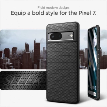 Etui Spigen Liquid Air na Google Pixel 7 - czarny mat