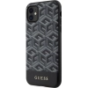 Etui Guess GCube Stripes MagSafe na iPhone 11 / Xr - czarne