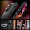 Etui Spigen Liquid Air na iPhone 15 Pro Max - ciemnozielone
