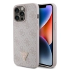 Etui Guess Leather 4G Diamond Triangle do iPhone 15 Pro Max - różowe
