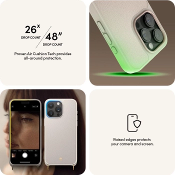 Etui Spigen Cyrill Classic Charm Mag z MagSafe na iPhone 15 Pro - beżowe