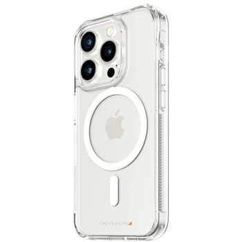 Etui PanzerGlass HardCase z MagSafe z D3O i certyfikatem Military Grade na iPhone 15 Pro - przezroczyste
