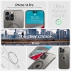 Etui Spigen Ultra Hybrid Mag z MagSafe na iPhone 14 Pro - przezroczysto-grafitowe