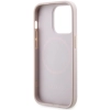 Etui Guess 4G Printed Stripes MagSafe na iPhone 14 Pro - różowe