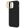 Etui Uniq Lino na iPhone 14 Pro Max - czarne
