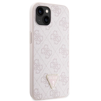 Etui Guess Crossbody 4G Metal Logo na iPhone 14 - różowe