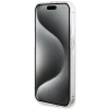 Etui Guess IML 4G Gold Stripe na iPhone 15 Pro - różowe