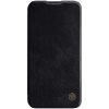 Nillkin Qin Leather Pro Case etui iPhone 14 osłona na aparat kabura pokrowiec obudowa z klapką czarny