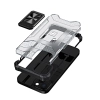 Crystal Ring Case pancerne hybrydowe etui pokrowiec + magnetyczny uchwyt iPhone 12 czarny
