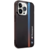 Etui BMW IML Tricolor Stripe na iPhone 14 Pro - czarne