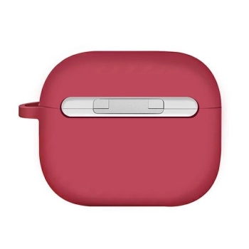 Etui Uniq Nexo na AirPods 3 + Ear Hooks Silicone - czerwone