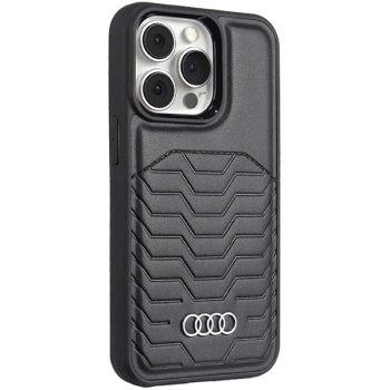Etui Audi Synthetic Leather z MagSafe na iPhone 13 Pro Max - czarne