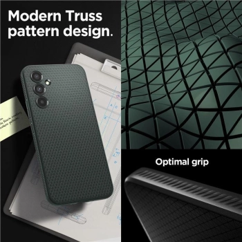 Etui Spigen Liquid Air na Samsung Galaxy A54 5G - ciemnozielone