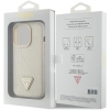 Etui Guess Croco Triangle Metal Logo do iPhone 15 Pro Max - złote